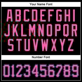 Throwback Blue Custom Black Mesh Pink-Powder Jersey Authentic Football