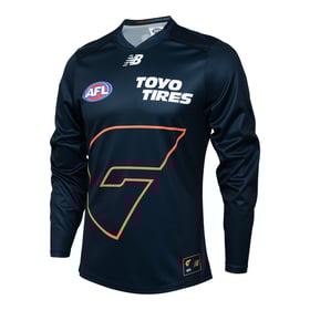 Men's GWS Giants 2025 Third Never Surrender Long Sleeve Guernsey