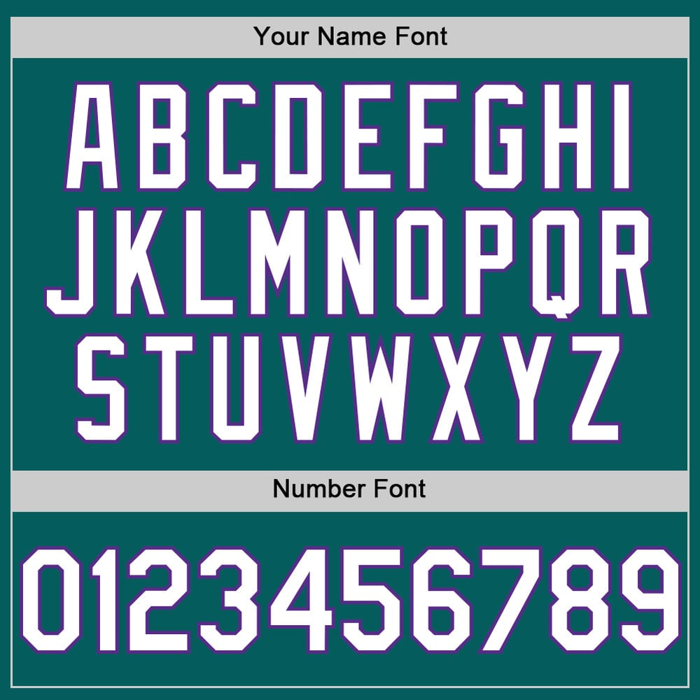 White-Purple Sleeveless Baseball Teal Custom Jersey Authentic