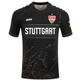 Kinder VfB Stuttgart 2024/25 Auswärtstrikot - Schwarz