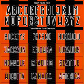 Black Custom Sublimation Uniform Orange-White Soccer Jersey Line