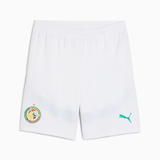 Kinder Senegal 2025 Heimshorts - Weiß