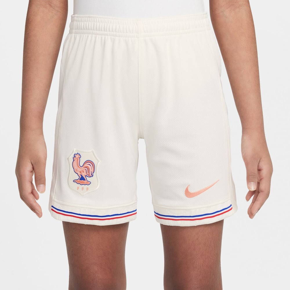 Kinder Frankreich 2025 Auswärtsshorts