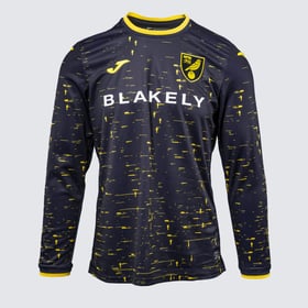 Herren Norwich City 2024/25 Auswärts-Langarmshirt