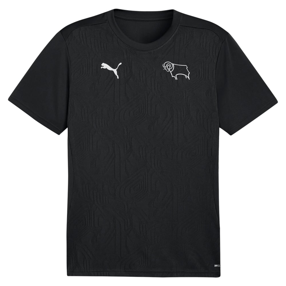 Herren Derby County 2024/25 Dritt Authentisches Trainingsshirt - Schwarz