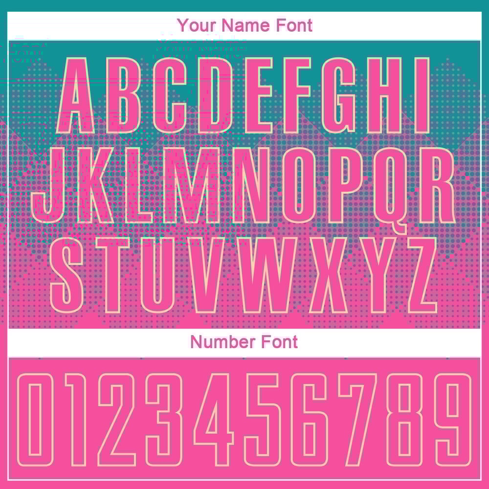 Uniform Teal Custom Soccer Pink-Cream Sublimation Jersey