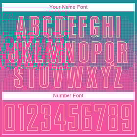 Uniform Teal Custom Soccer Pink-Cream Sublimation Jersey