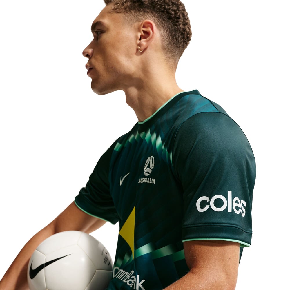 Camiseta pre partido tercera Australia 2026 Copa del Mundo hombre