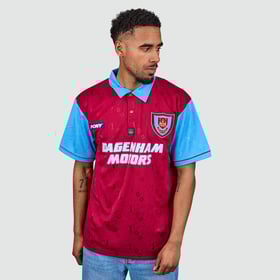 Maillot Rétro Centenaire Pony Domicile Homme West Ham United 1995