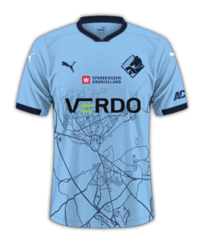 Herren Randers FC 2024/25 Heimtrikot