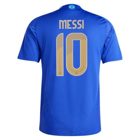 Lionel Messi #10 Argentinien Spielerversion Auswärtstrikot Copa America 2024