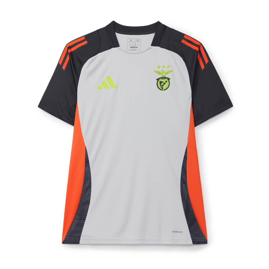 Herren SL Benfica 2024/25 Drittes Authentisches Trainings-Trikot - Grau