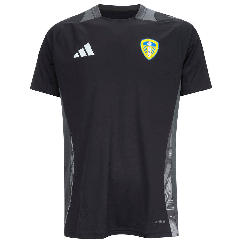 Herren Leeds United 2024/25 Drittes Authentisches Training Trikot - Schwarz