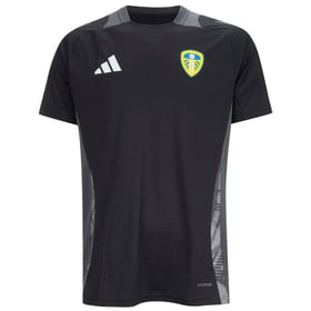 Herren Leeds United 2024/25 Drittes Authentisches Training Trikot - Schwarz