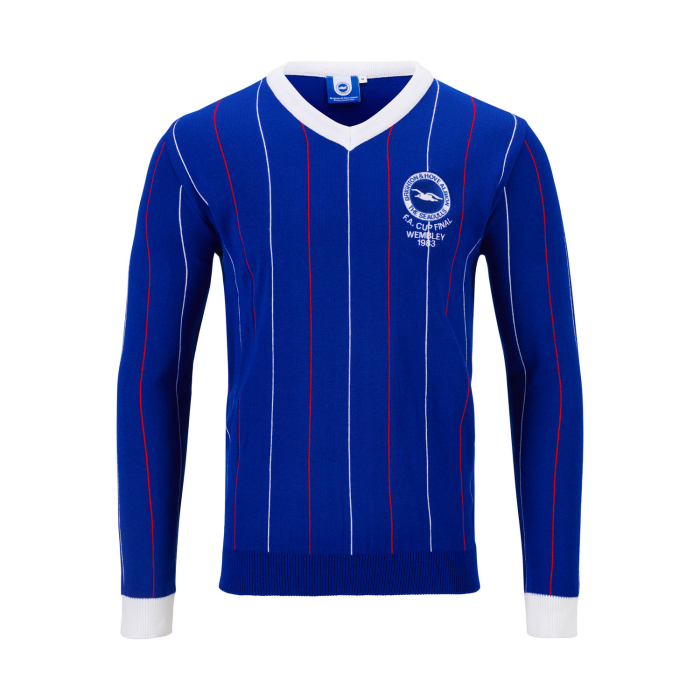 Herren Brighton & Hove Albion 1983 Retro FA Cup Final Trikot