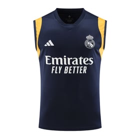 Real Madrid Marineblaue Vor dem Spiel-Weste 23/24