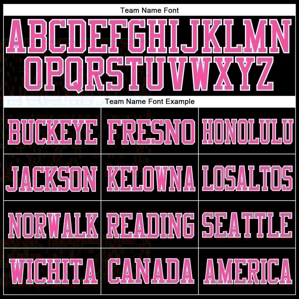 Black Jersey Football Mesh Pink-White Custom Authentic