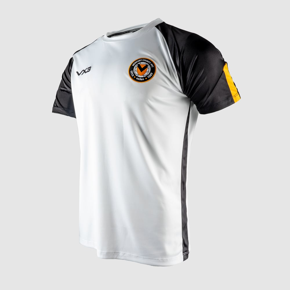 Camisola troisième Authentic Training Homme Newport County 2024/25 - Blanc