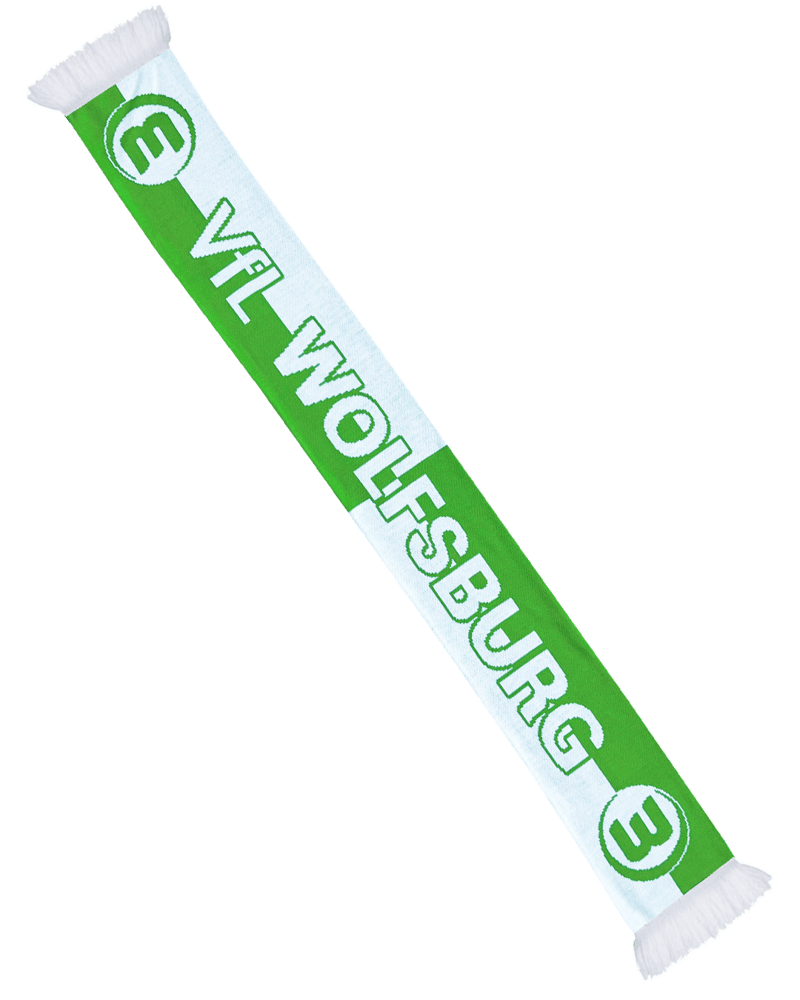 VfL Wolfsburg Logo Striped Scarf