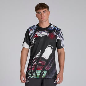 Damen Manchester United 2025/26 Drittes Pre-Match Trikot – Schwarz