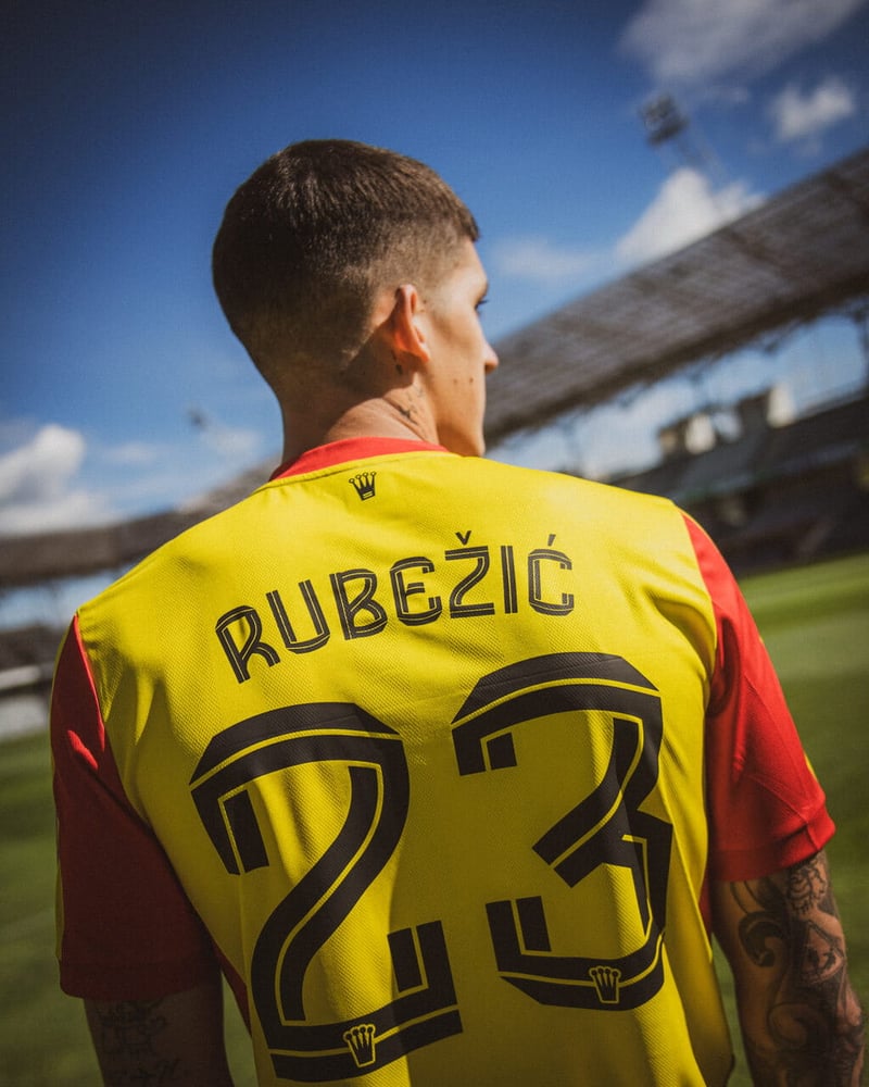 Damen Korona Kielce 2025/26 Heim-Pokal Trikot