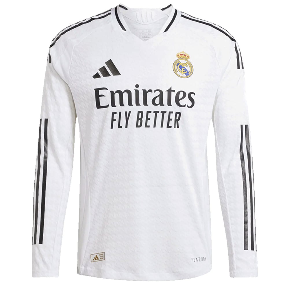 Real Madrid Heim Langarmtrikot Spielerversion 2024/25