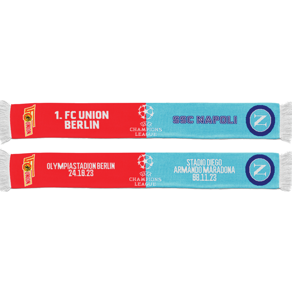 1.FC Union Berlin Champions League SSC Napoli Schal