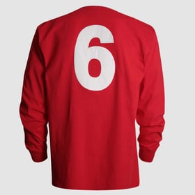 Maillot Rétro Extérieur Manches Longues #6 Homme West Ham United 1966