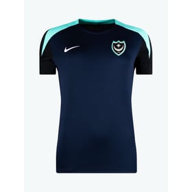 Damen Portsmouth 2024/25 Dritt Authentisches Strike Trainingsshirt - Blau