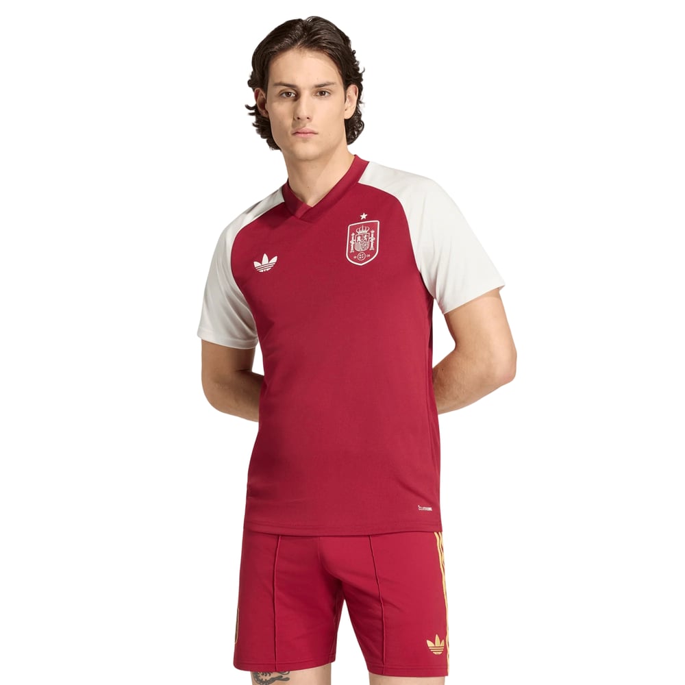 Camiseta Prepartido Visitante Mundial España 2026 Niño