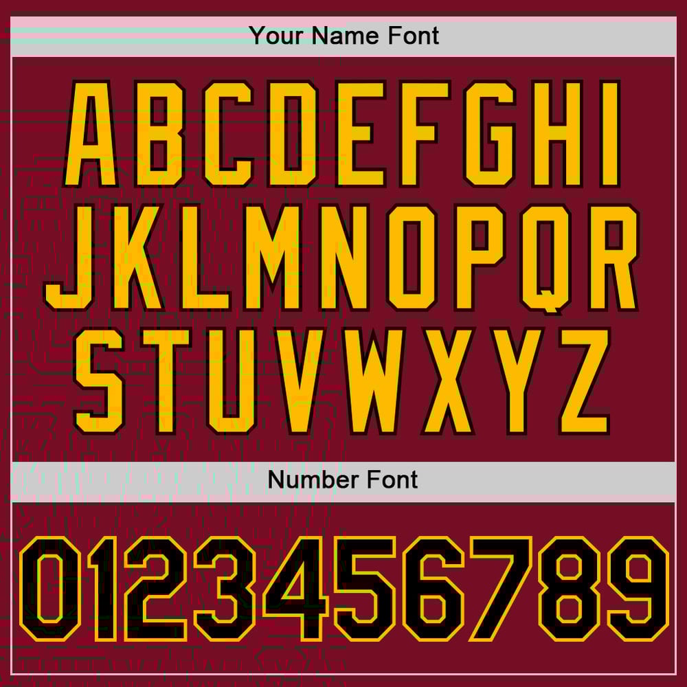 Jersey Crimson Custom Sleeveless Authentic Black-Gold Baseball