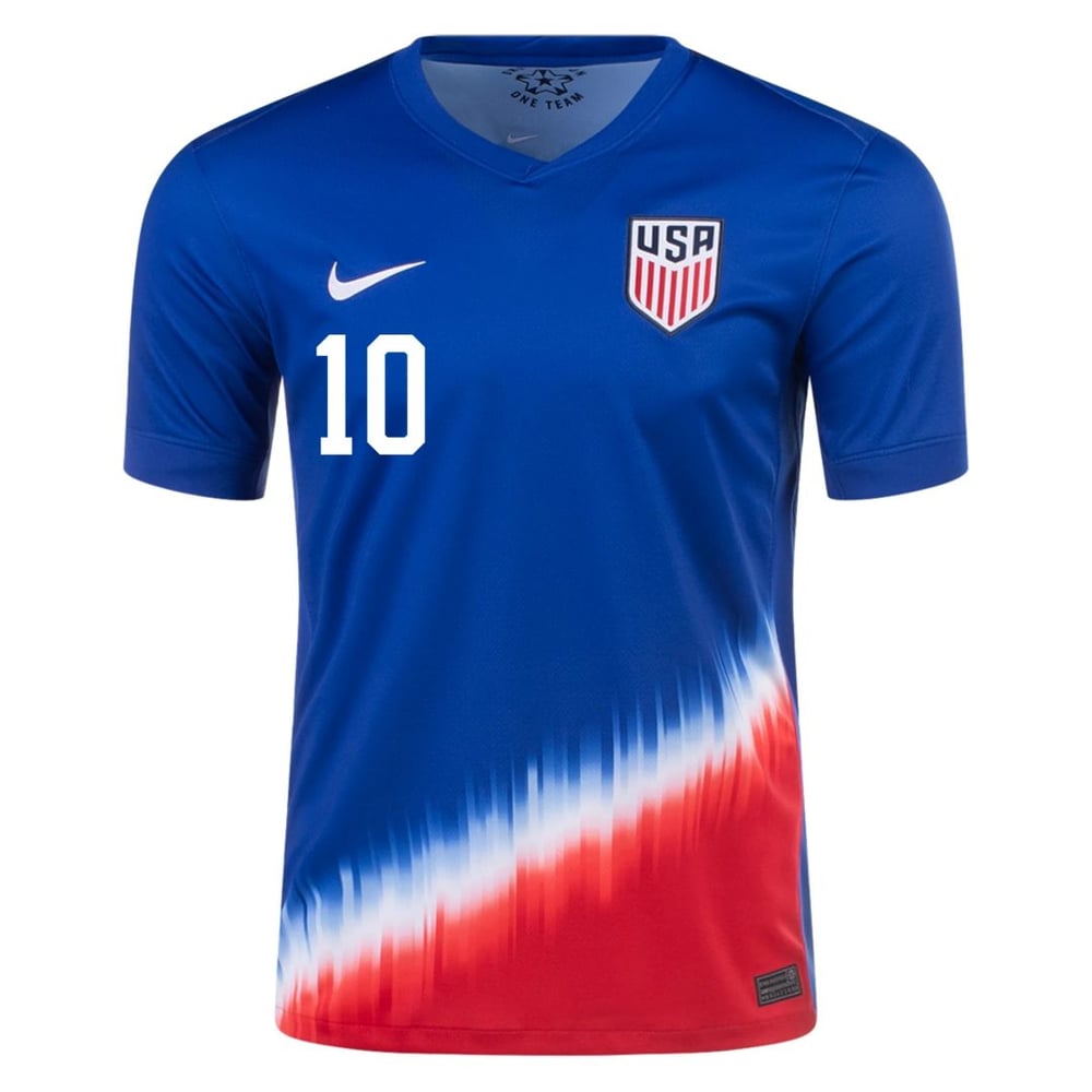 Christian Pulisic #10 USMNT Auswärtstrikot Copa America 2024