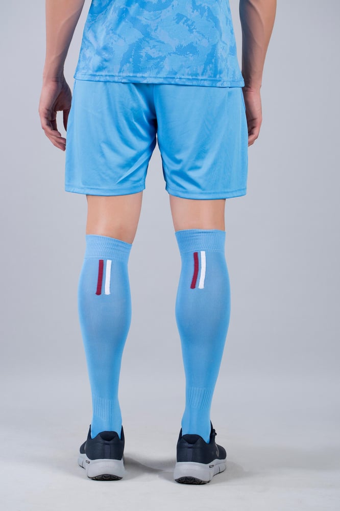 Kinder Trabzonspor 2024/25 Dritt Authentic Matchshorts - Blau