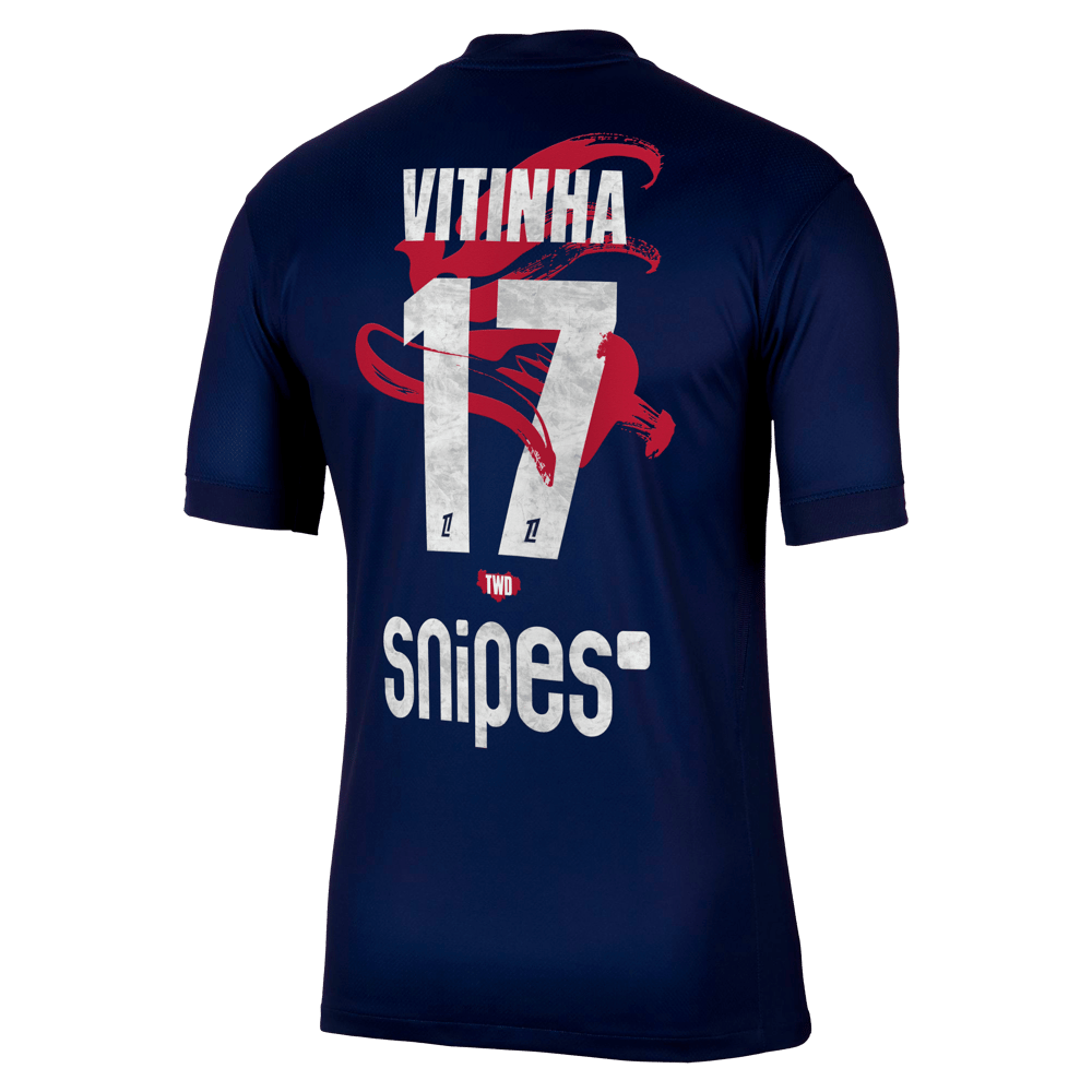 Kid's PSG 2025/26 Home Lunar New Year Shirt Vitinha #17