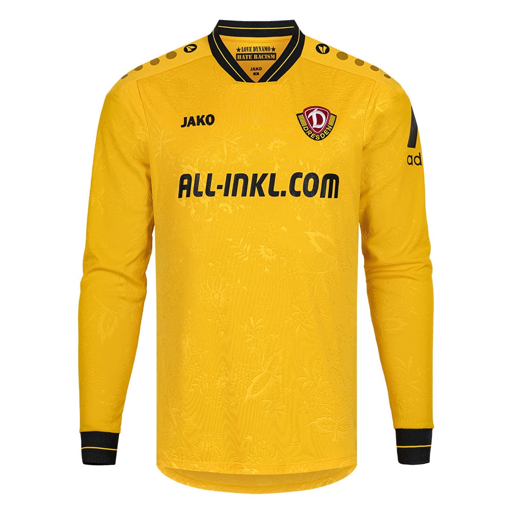 Kinder Dynamo Dresden 2025/26 Heimtrikot Langarm
