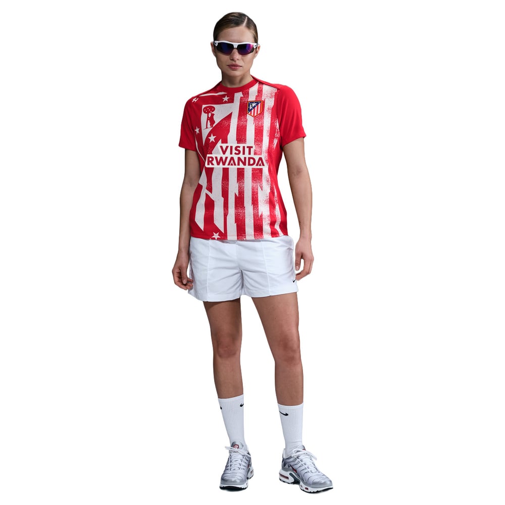 Damen Atletico Madrid 2025/26 Drittes Pre-Match-Trikot – Rot