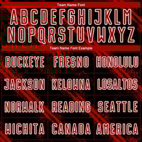 Jersey Sublimation Black Soccer Uniform Red-White Custom