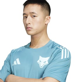 Kinder Cruzeiro 2025 Dritt Authentisches Trainingsshirt - Türkisblau + Weiß