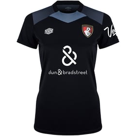 Damen AFC Bournemouth 2024/25 Dritttrikot Training Authentic - Schwarz