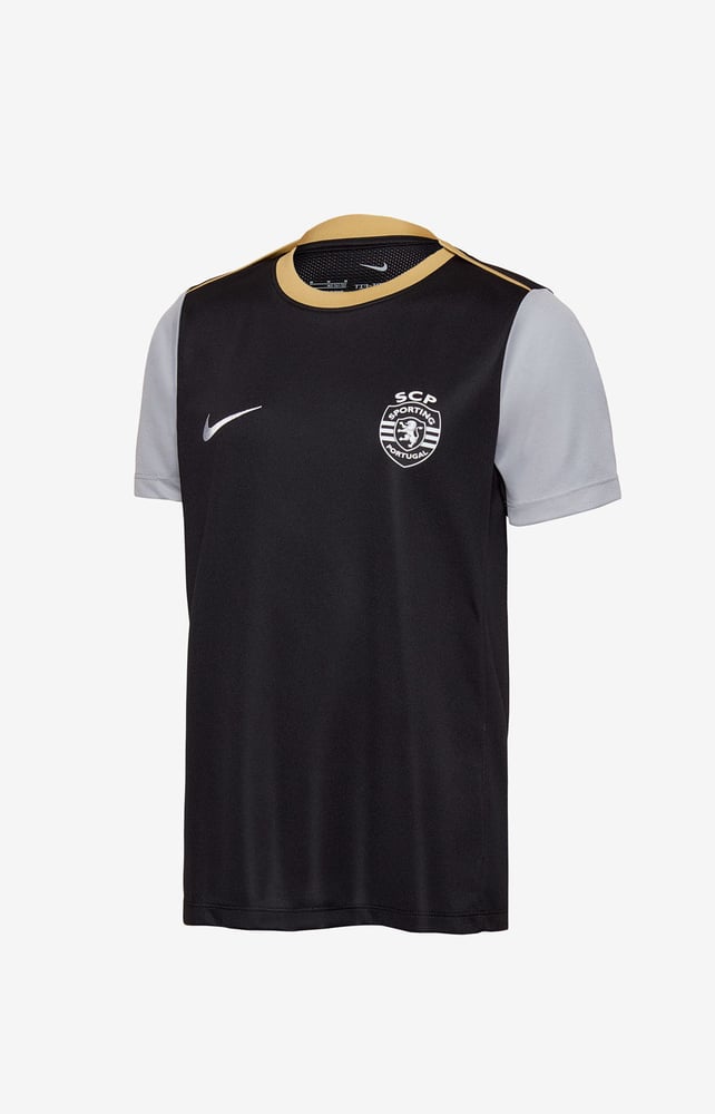 Herren Sporting CP 2024/25 Drittes Authentisches Trainings-Trikot - Schwarz
