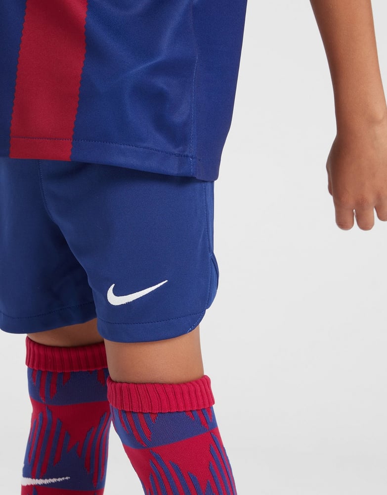 Kinder Barcelona Heimtrikot+Kurze Hosen 23/24