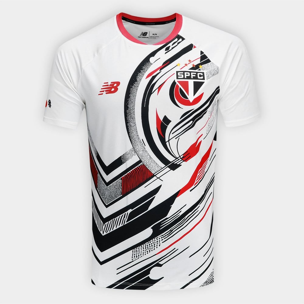 Herren São Paulo 2025/26 Drittes Aufwärmtrikot - Weiß