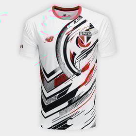 Herren São Paulo 2025/26 Drittes Aufwärmtrikot - Weiß