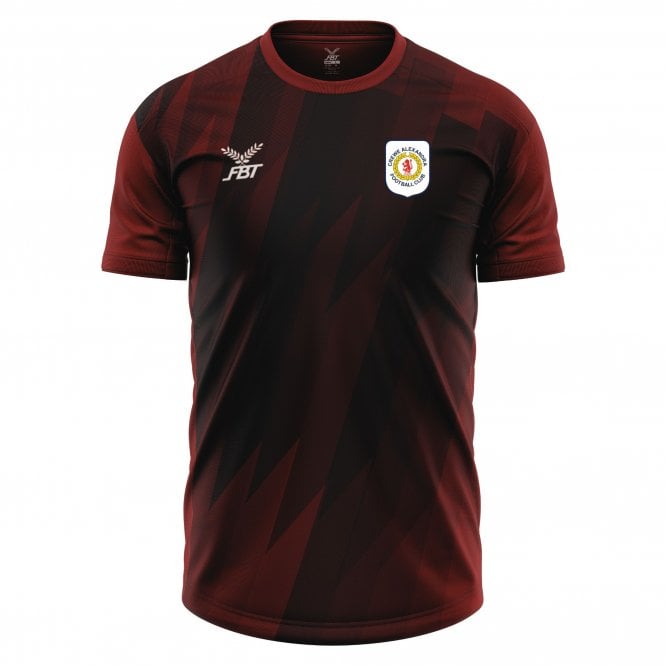 Maillot d'entraînement authentique troisième Homme Crewe Alexandra 2024/25 - Bordeaux