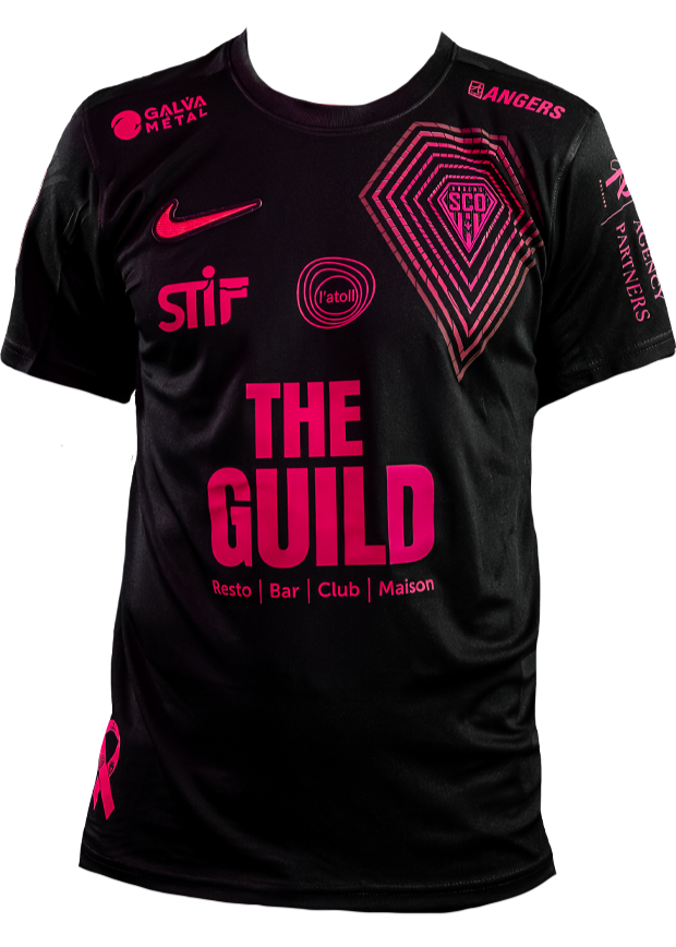 Herren Angers SCO 2025/26 Drittes Pink October Trikot