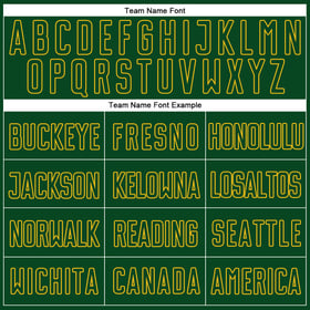 Green-Gold Split Soccer White Sublimation Uniform Fashion Jersey Custom