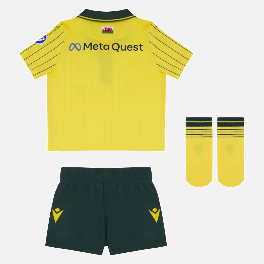 Kinder Wrexham AFC 2025/26 Auswärts Trikotset
