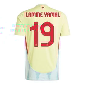LAMINE YAMAL #19 Spanien Auswärtstrikot EURO 2024