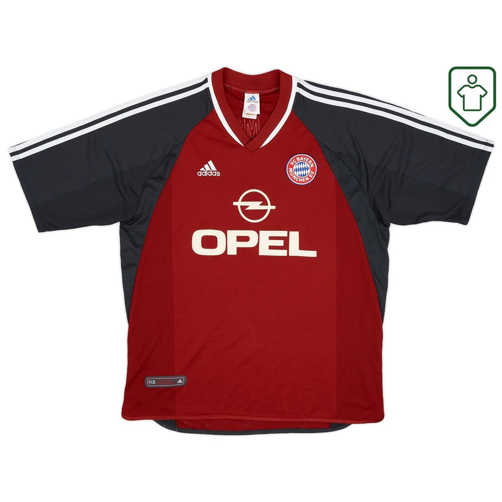 Men's Bayern Munich 2001/02 Home Retro Shirt Elber #9