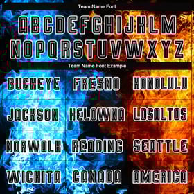 Sublimation Custom Figure Uniform Black-White Soccer Jersey Flame